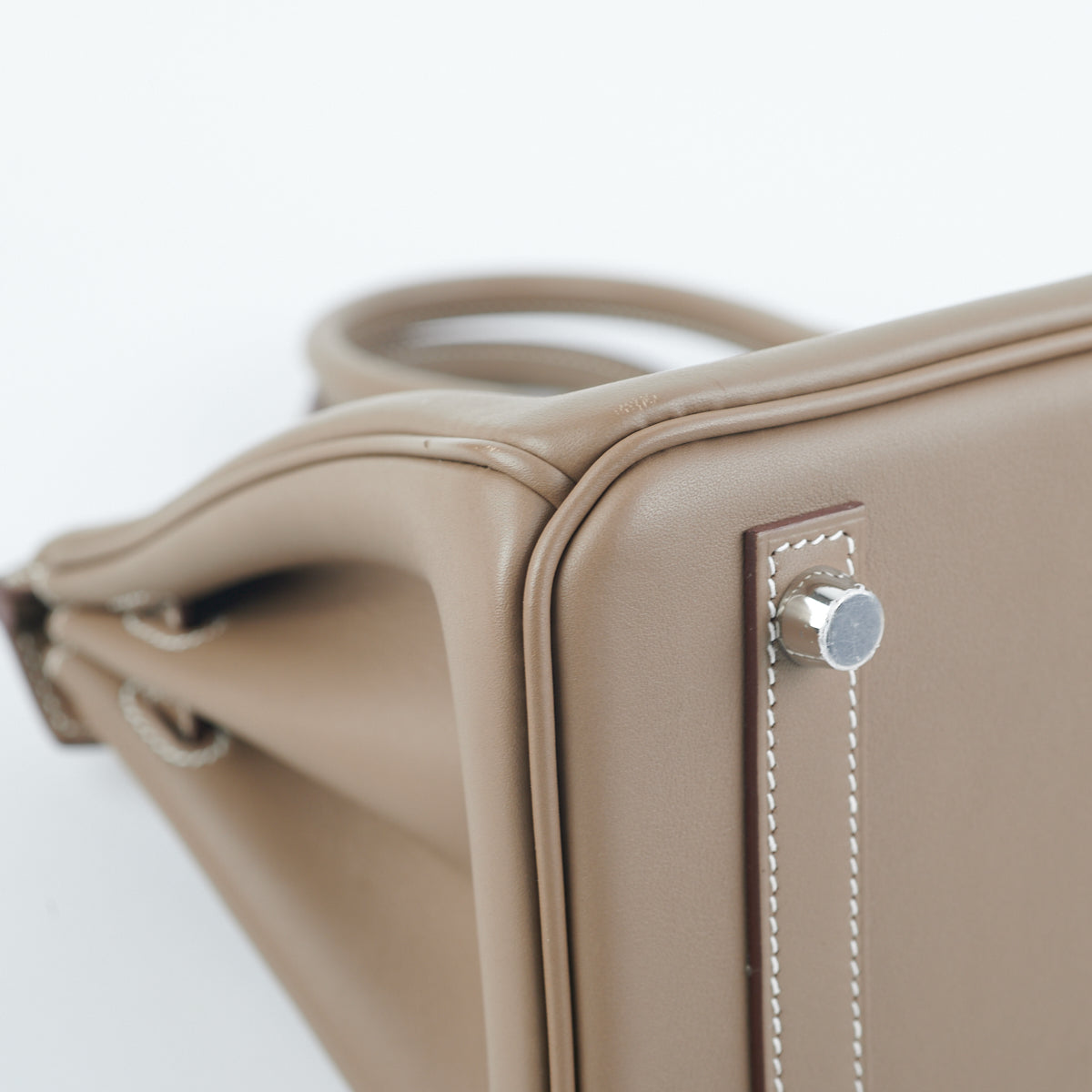 Hermès Etoupe Swift Birkin 25 Palladium Hardware, 2020 Available