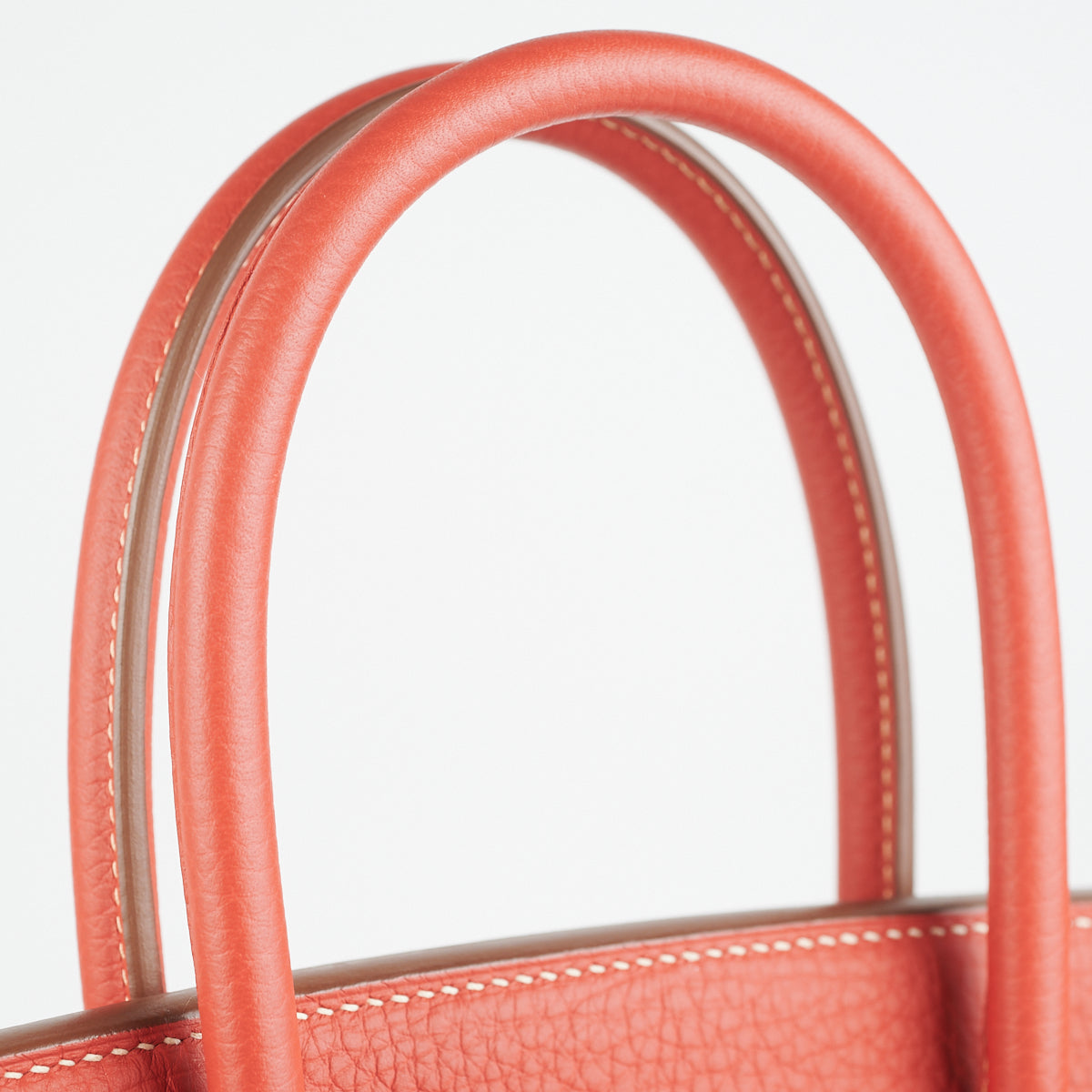 Birkin 35 leather satchel Hermès Red in Leather - 31660192