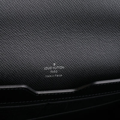 Louis Vuitton Black Taiga Leather Business Portfolio Organizer - Boca Pawn