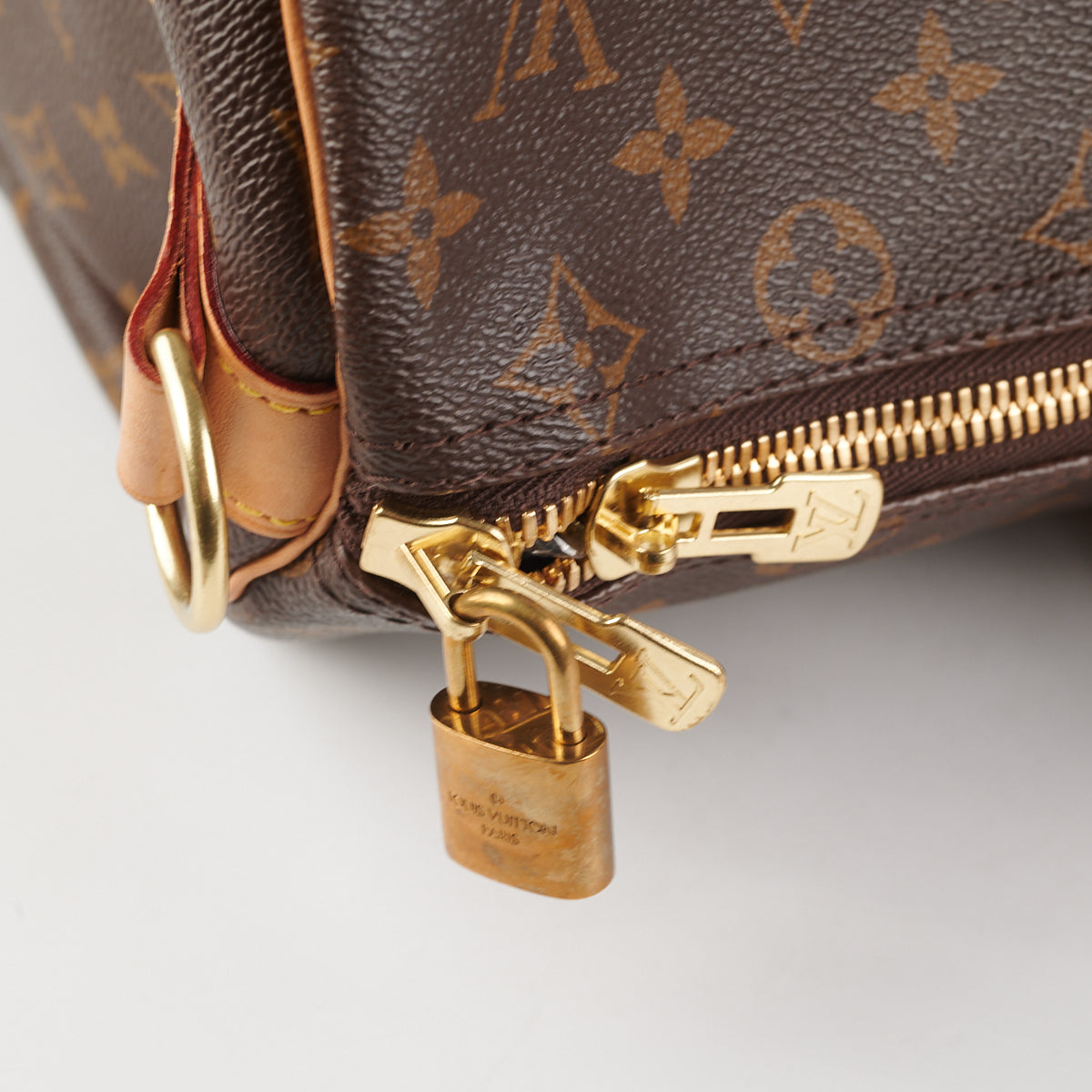 Louis Vuitton Keepall Bandouliere 45 Orange Leather ref.433063