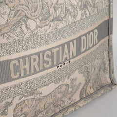 Dior Medium Book Tote Gray