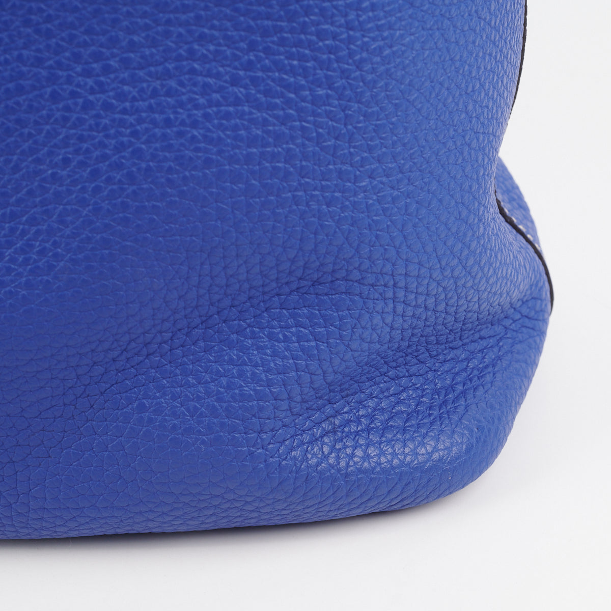 Double sens leather handbag Hermès Blue in Leather - 32187595