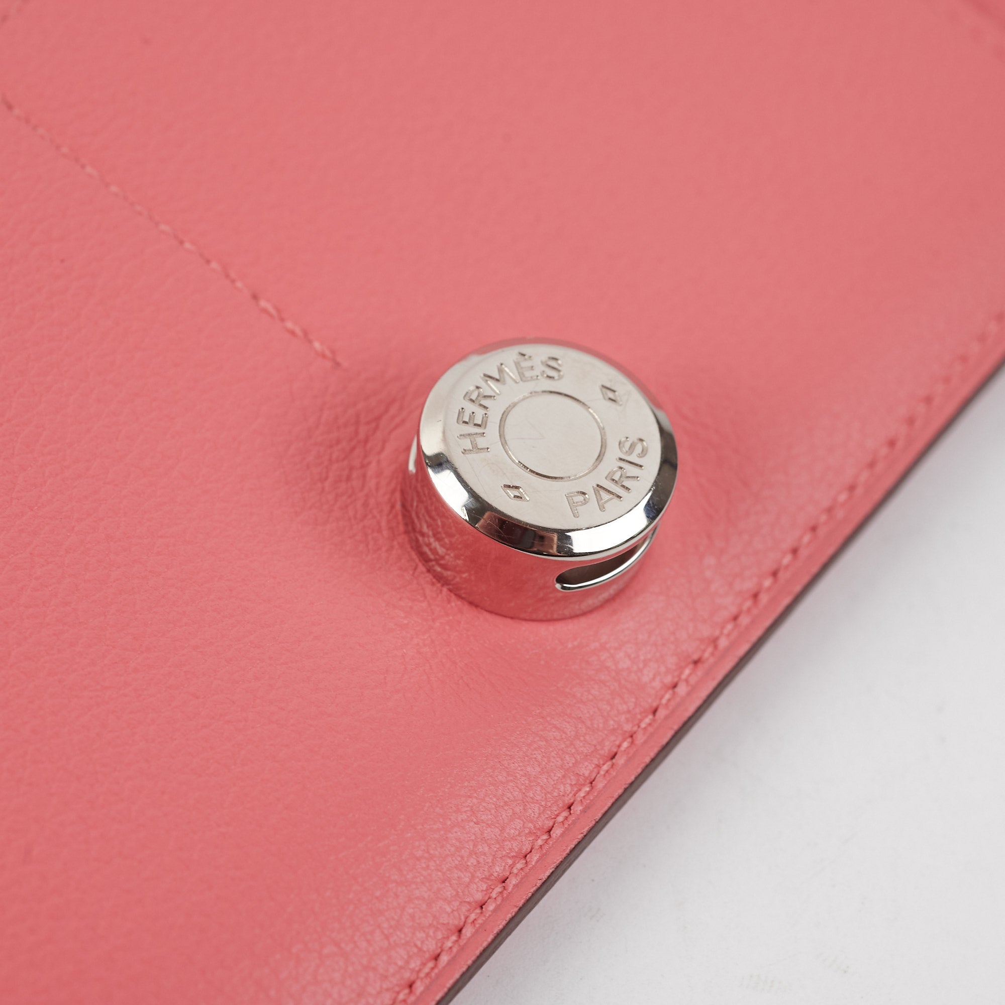Hermès 5P Pink Togo Dogon Recto Verso Wallet PHW, myGemma