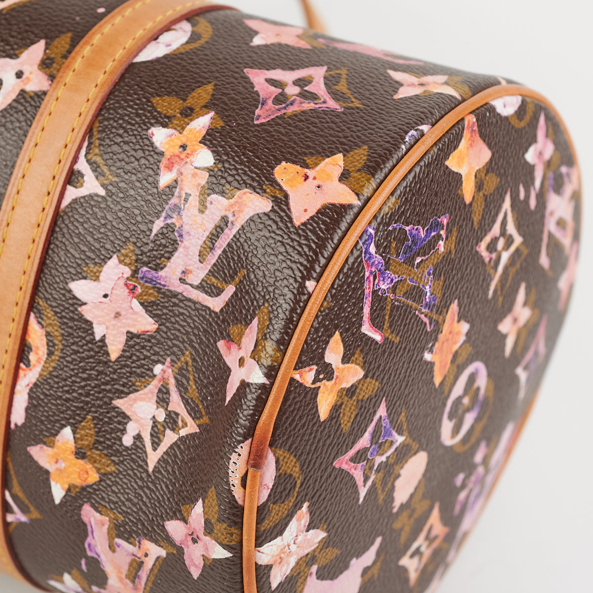 Louis Vuitton Papillon Handbag Purse Monogram Watercolor M95730 MB0088  97397
