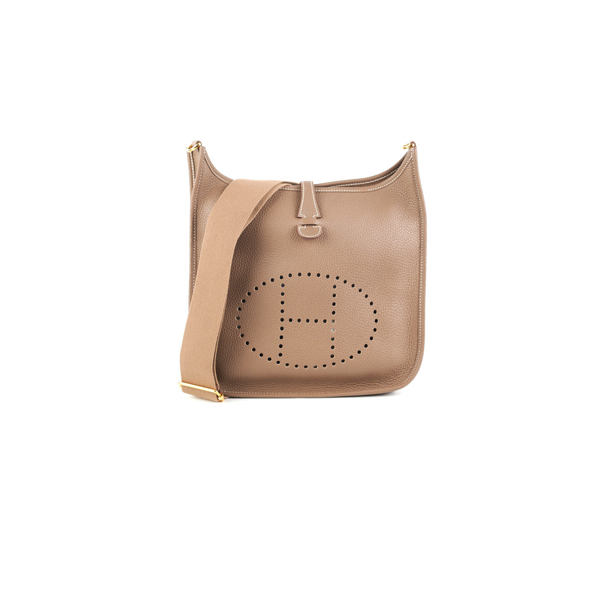 Hermes Evelyne PM (29) Clemence Etoupe - Stamp Y - THE PURSE AFFAIR