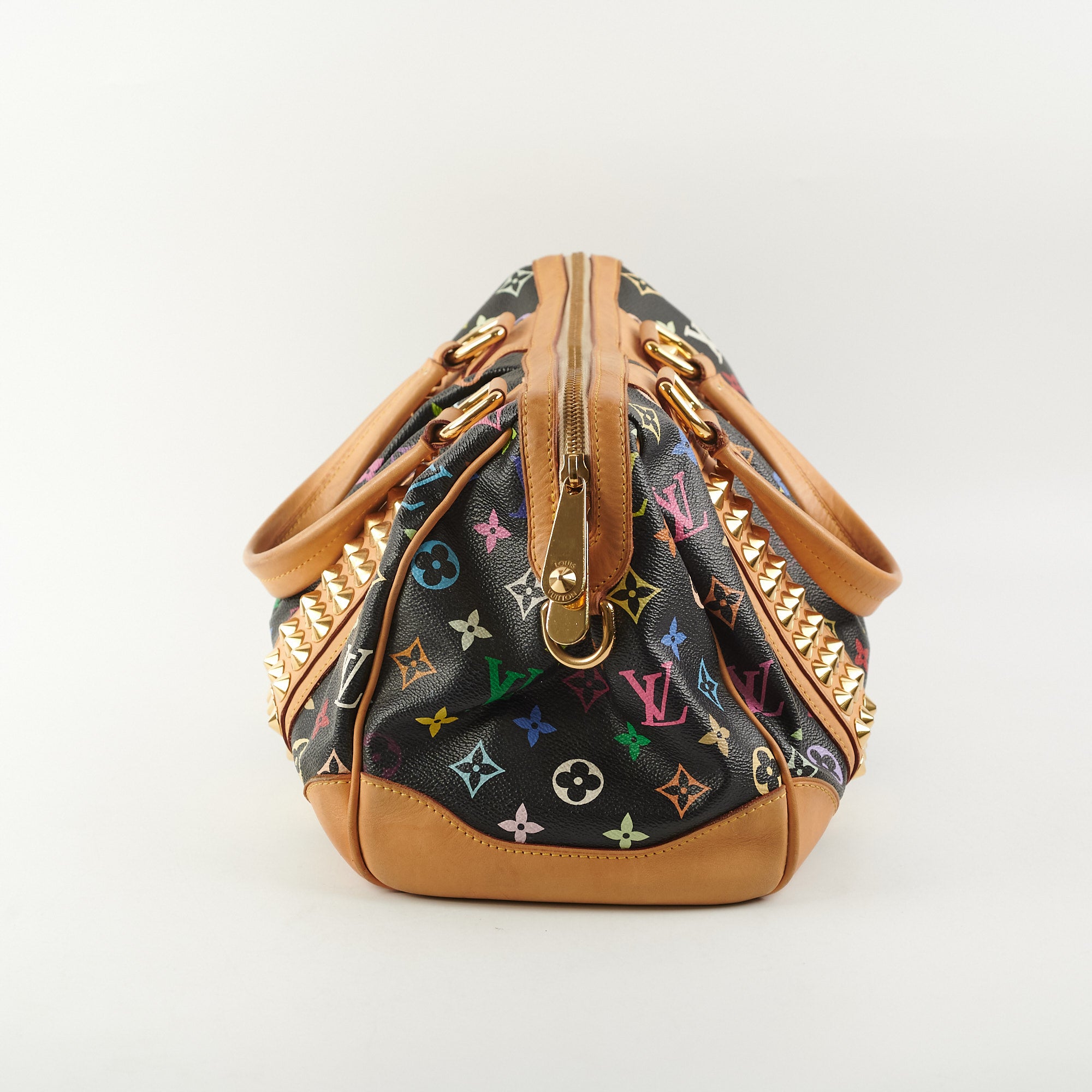 Louis Vuitton Black/Multicolour Courtney MM 2 Way Handbag Auction  (0054-2553092)