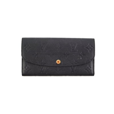 Louis Vuitton Wallet Emilie Monogram Empreinte Noir Black - GB