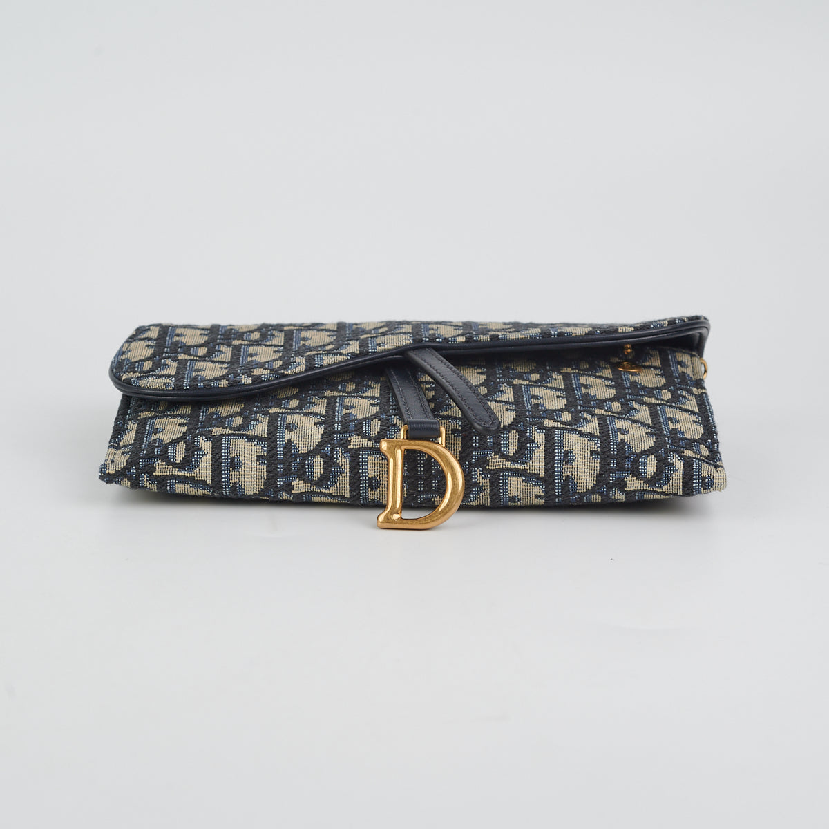 Dior Long Saddle Wallet with Chain