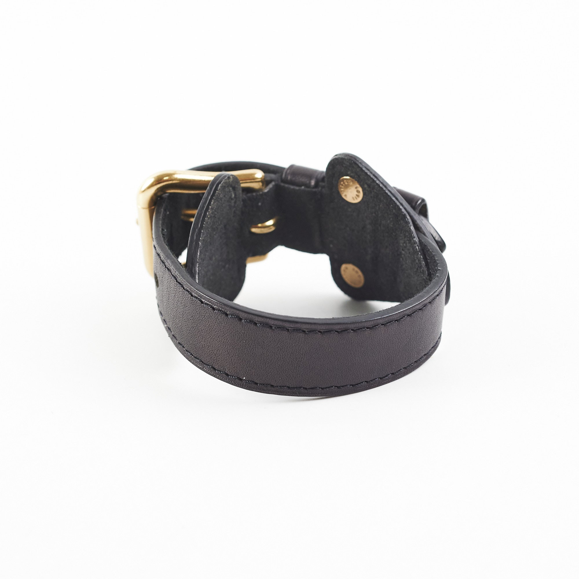 Louis Vuitton Malletier A Paris Taïga Leather Wrap Bracelet - Black, Brass  Wrap, Bracelets - LOU684478