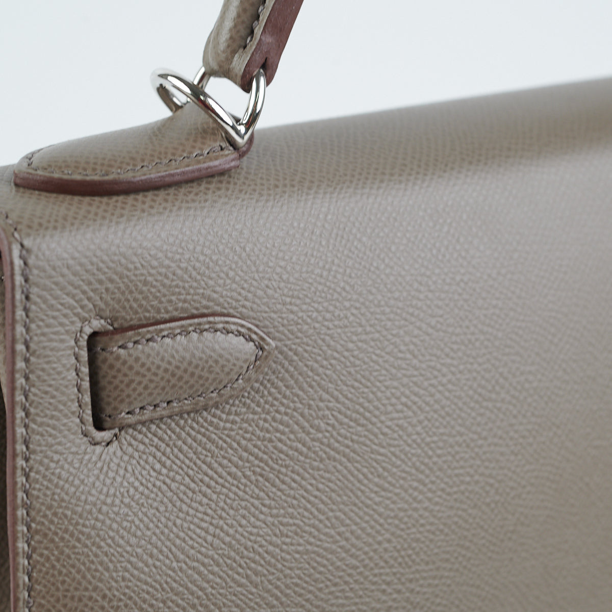 Hermès Kelly 35 Gris Etain Epsom Sellier Bag