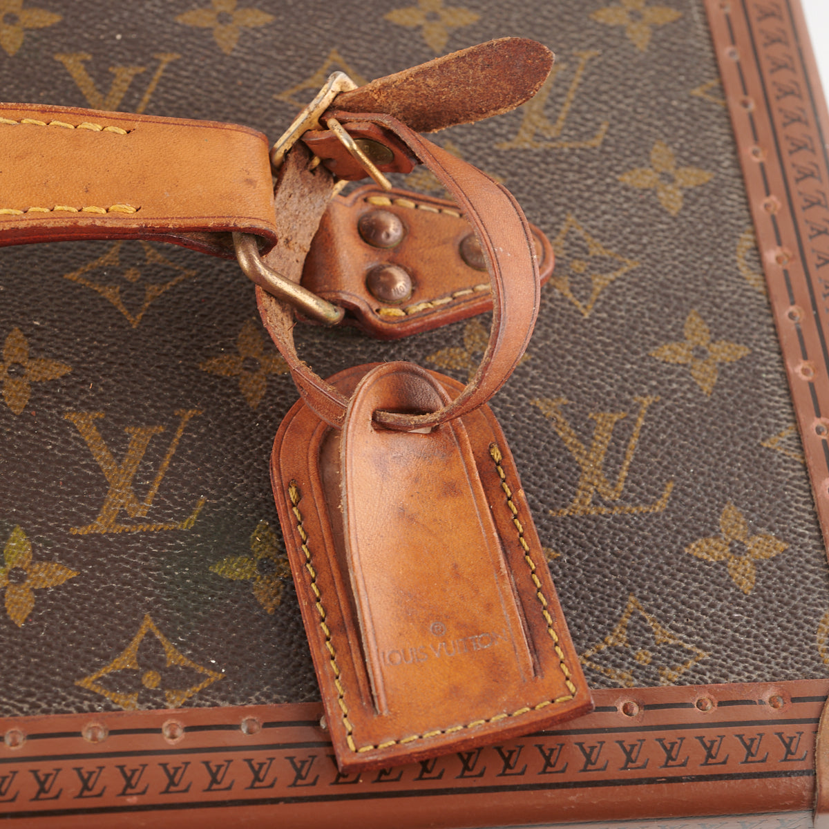 LOUIS VUITTON Monogram Boite Buteil Hand Bag Vanity Vintage M21822 Aut