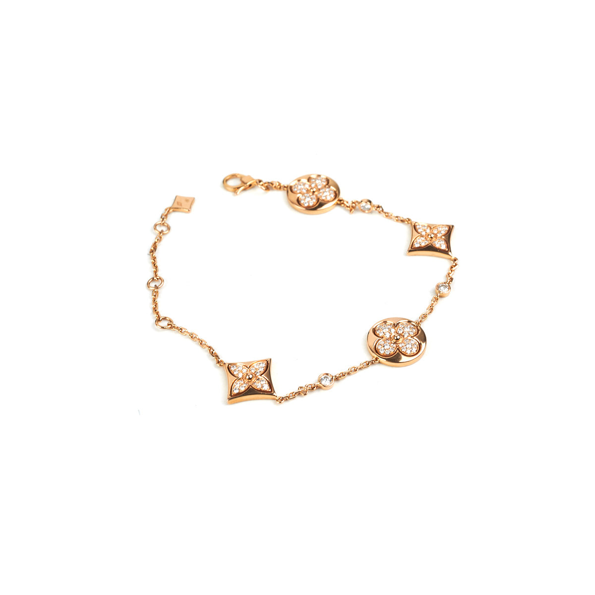 Louis Vuitton® Idylle Blossom LV Bracelet, Pink Gold And Diamond
