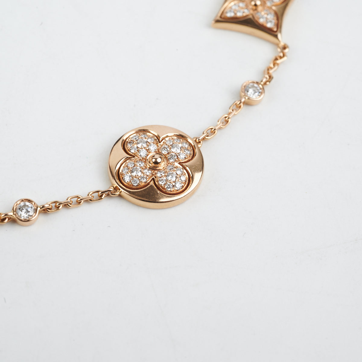 Louis Vuitton 18K Diamond Star Blossom Bracelet - 18K Rose Gold Charm,  Bracelets - LOU751723