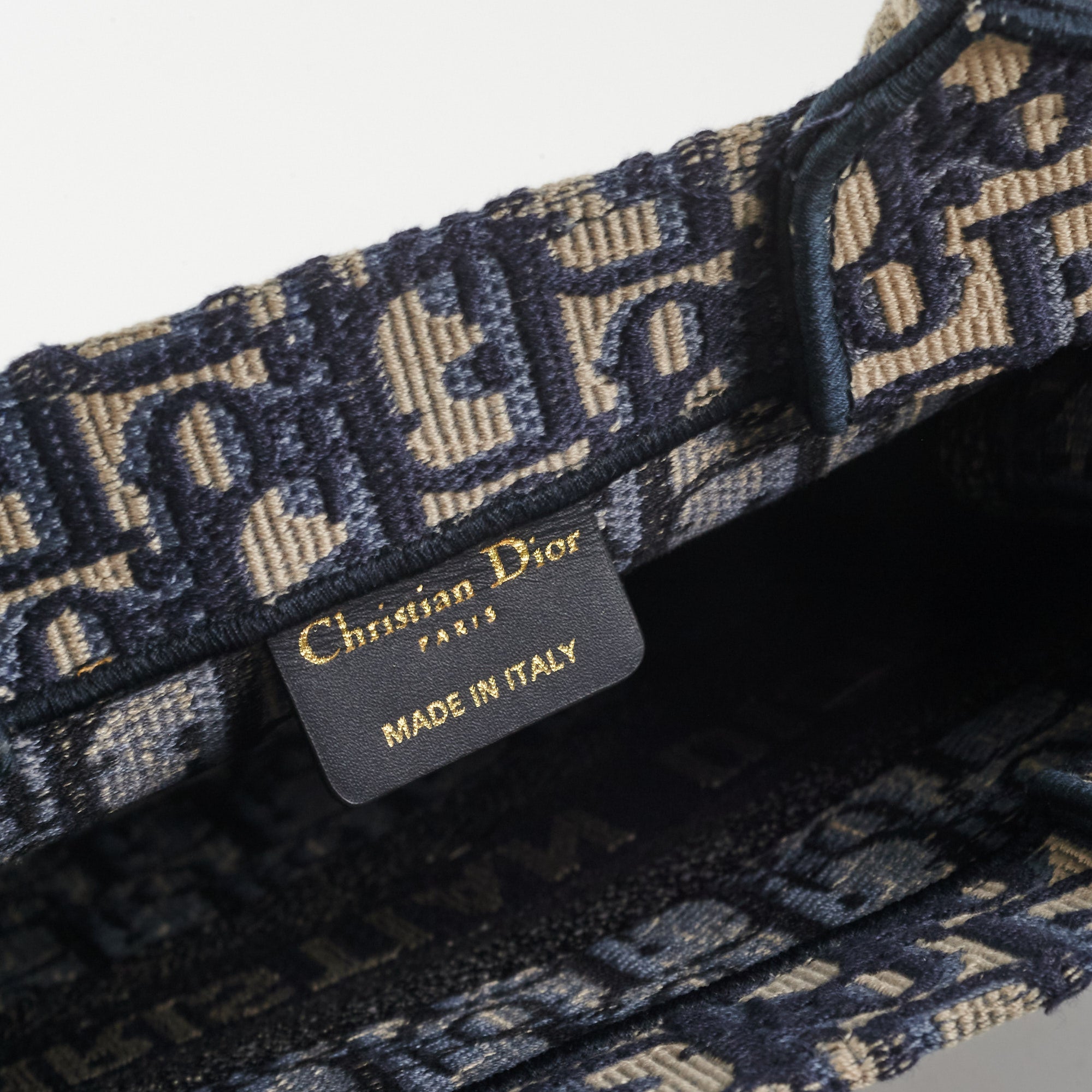Túi Xách Dior Small Book Tote Blue Dior Oblique Jacquard