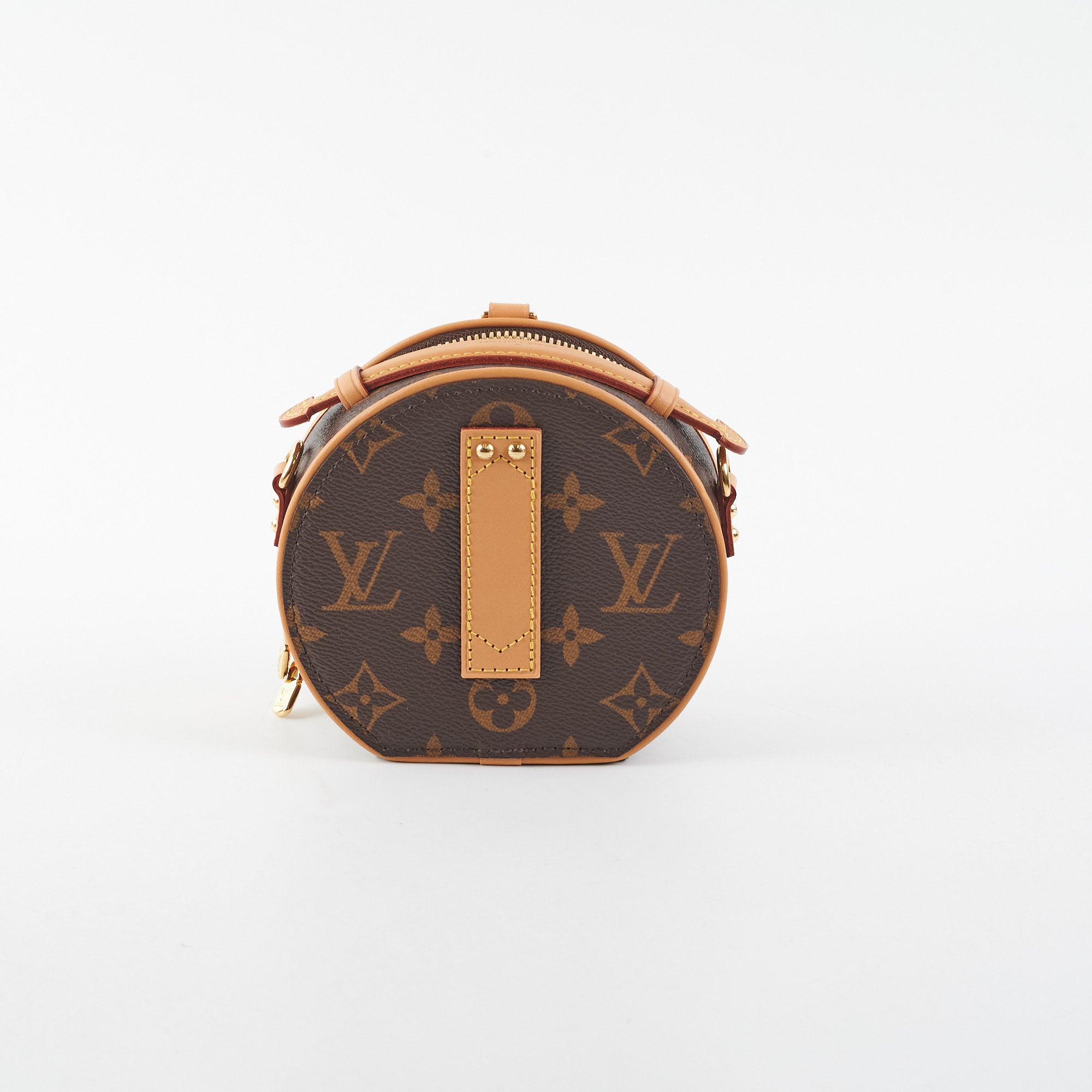 Petite boîte chapeau leather crossbody bag Louis Vuitton Brown in Leather   29759373