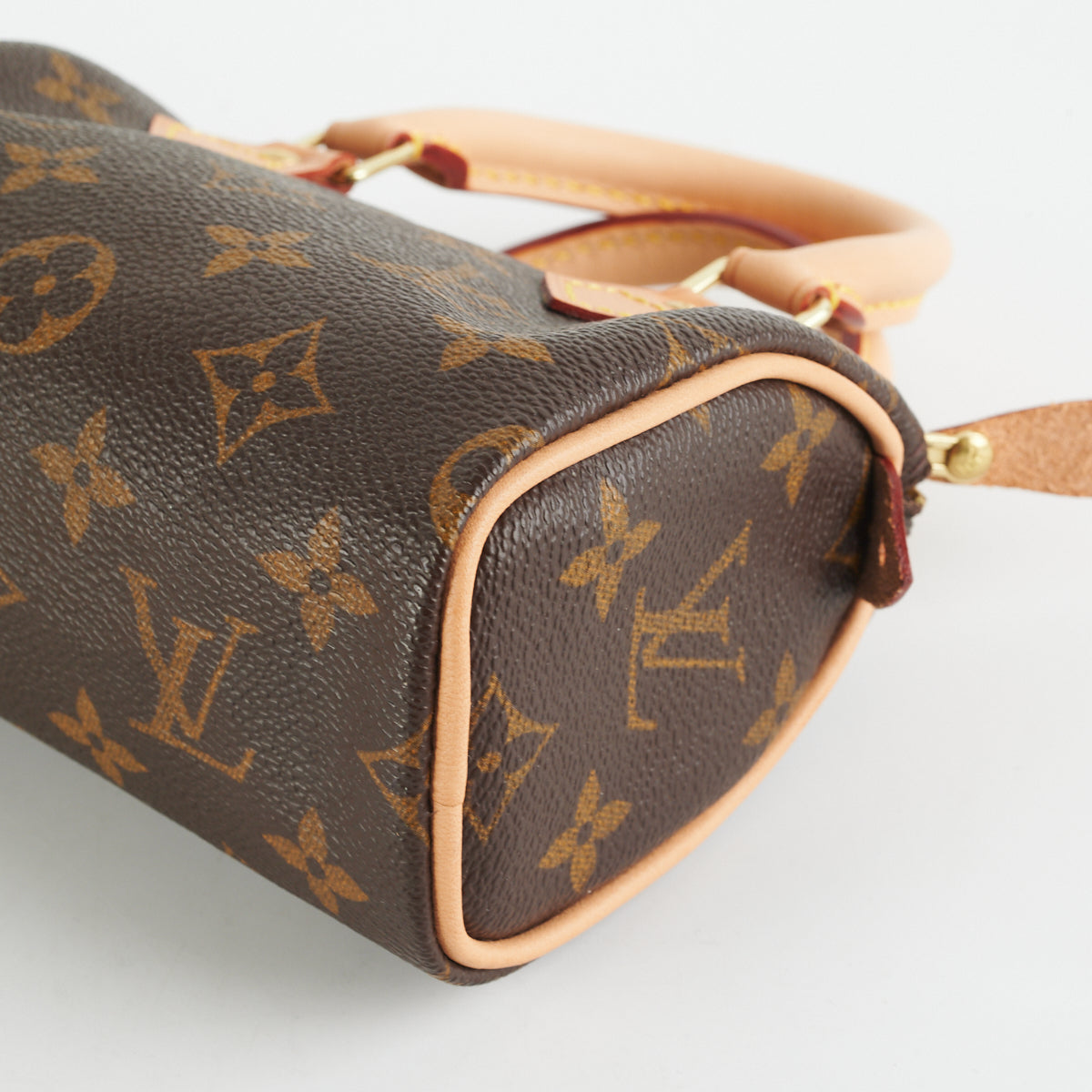 Louis Vuitton Monogram Canvas Mini HL Speedy Bag w/ Shoulder Strap
