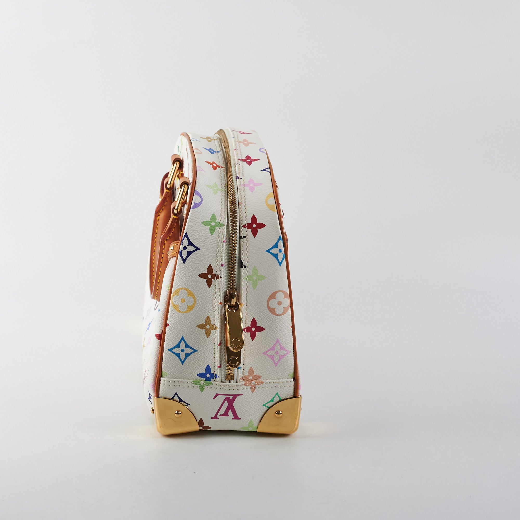 Trouville cloth handbag Louis Vuitton Multicolour in Cloth - 34137380