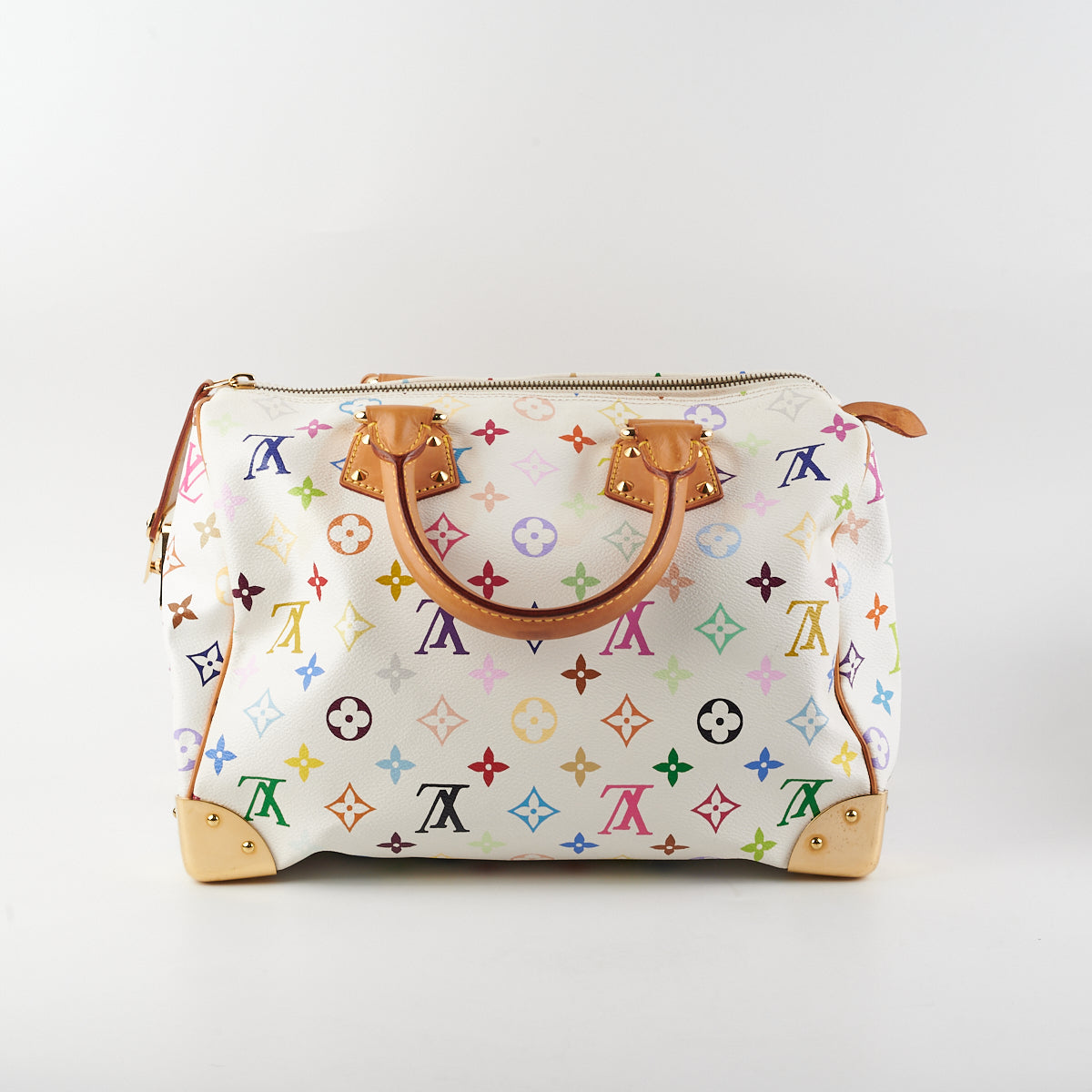 Louis Vuitton x Takashi Murakami Multicolore Speedy 30 - White Handle Bags,  Handbags - LOU209967