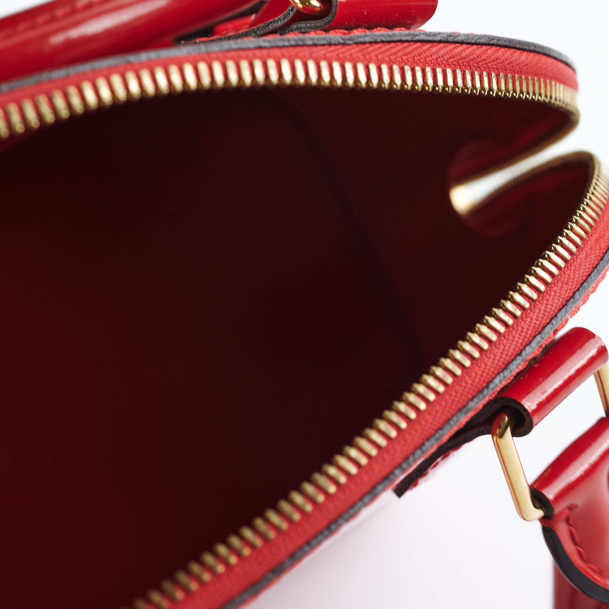 Louis Vuitton Alma Bb Patent Red Bag - THE PURSE AFFAIR