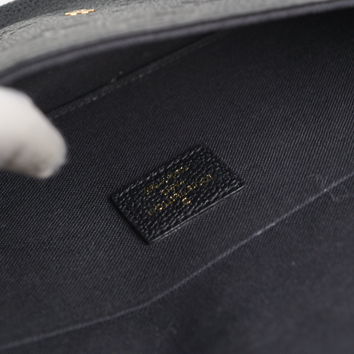 Louis Vuitton Black Monogram Empreinte Felicie Pochette, myGemma, SG
