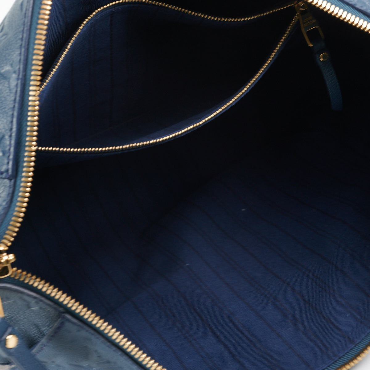 Louis Vuitton Blue Monogram Empreinte Lumineuse PM Navy blue Leather  ref.806345 - Joli Closet