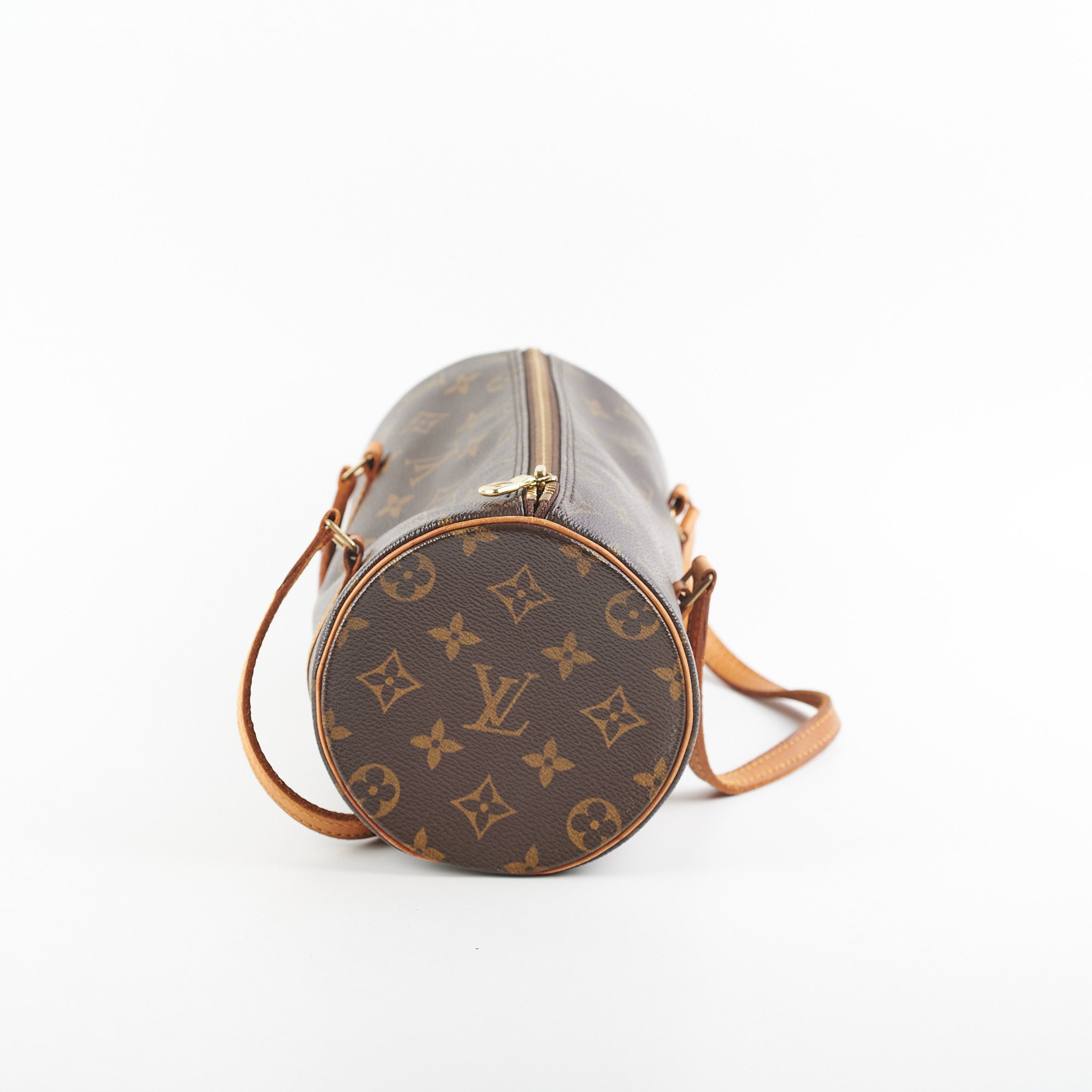 Louis Vuitton Monogram Papillon 26 Barrel Bag Leather ref.307848