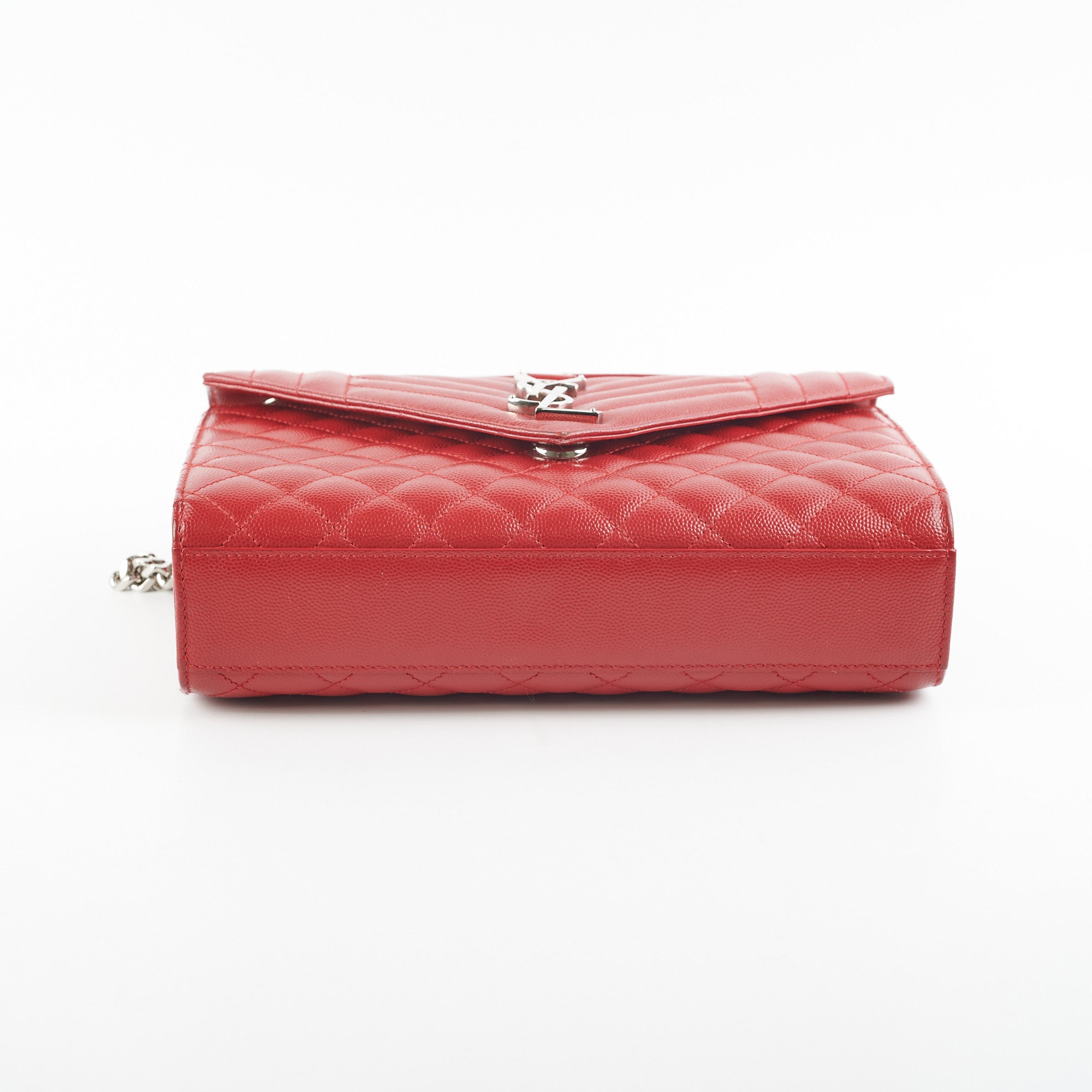 Saint Laurent Envelope Red Medium - The Purse Affair