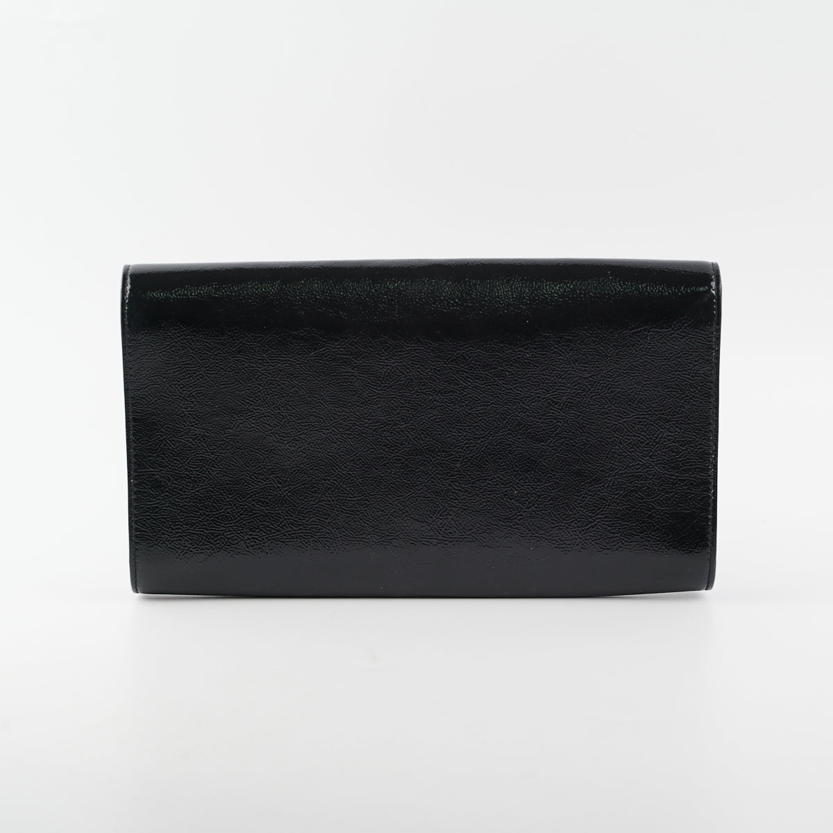 New jolie leather clutch bag Saint Laurent Black in Leather - 32131789