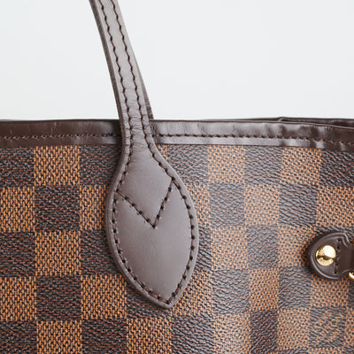Louis Vuitton Neverfull MM Rose Ballerine Brown Leather ref.146369 - Joli  Closet