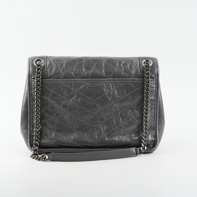 Saint Laurent Niki Medium Dark Grey - THE PURSE AFFAIR