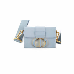 30 Montaigne Avenue Bag Dusty Ivory Box Calfskin