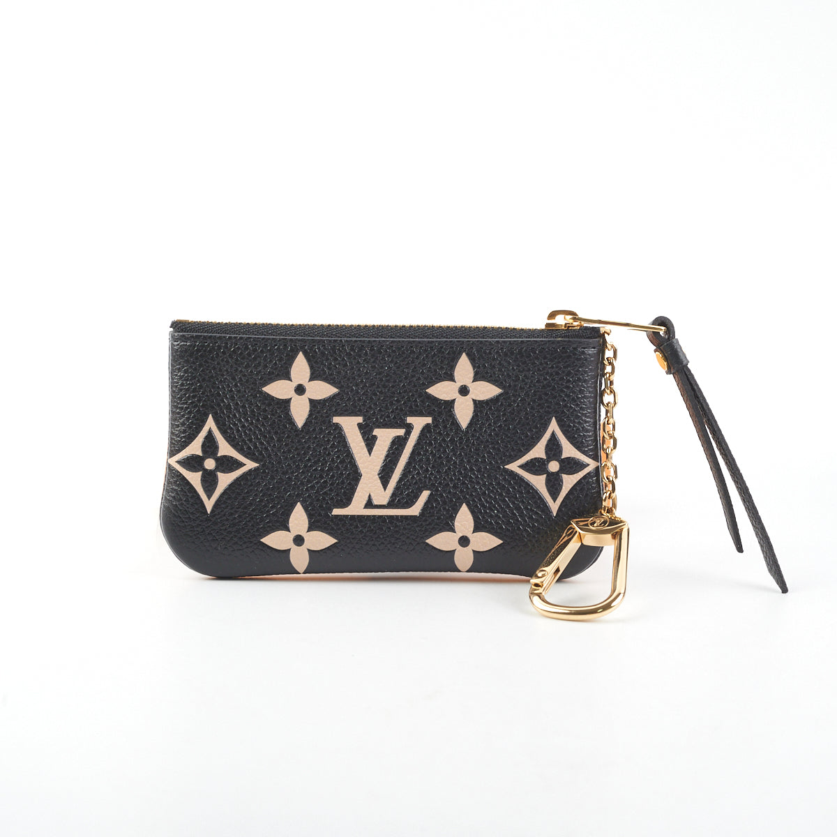 Louis Vuitton Key Pouch Monogram Empreinte Terre in Leather with Brass - US