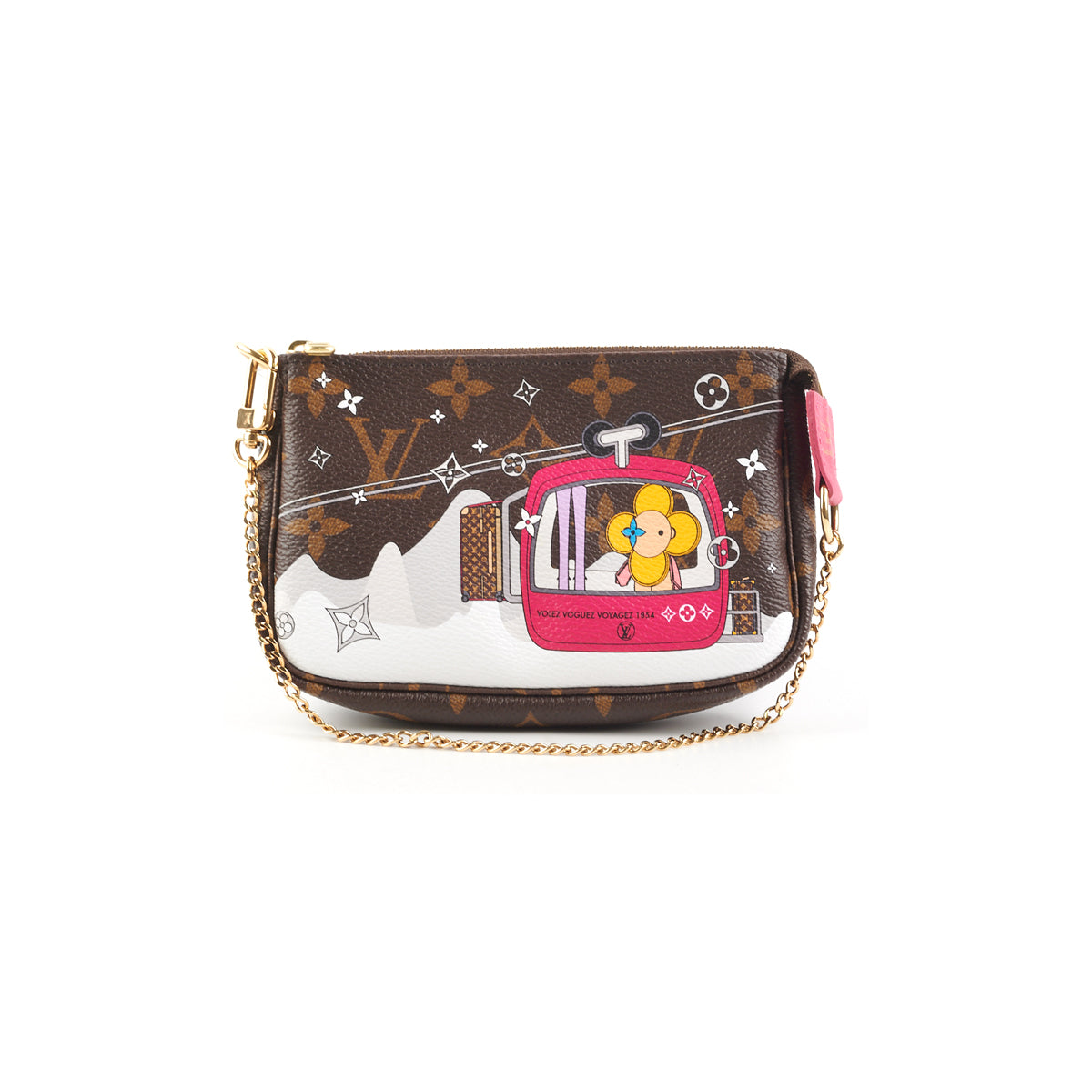LOUIS VUITTON Vivienne Monogram Mini Pochette Accessoires Hand Bag 90191610