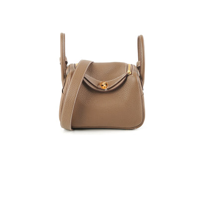 Hermes Mini Lindy Etoupe Clemence – ＬＯＶＥＬＯＴＳＬＵＸＵＲＹ