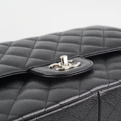 Chanel Classic Flap Jumbo Black Caviar SHW