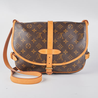 Louis Vuitton Saumur with Custom Needlework