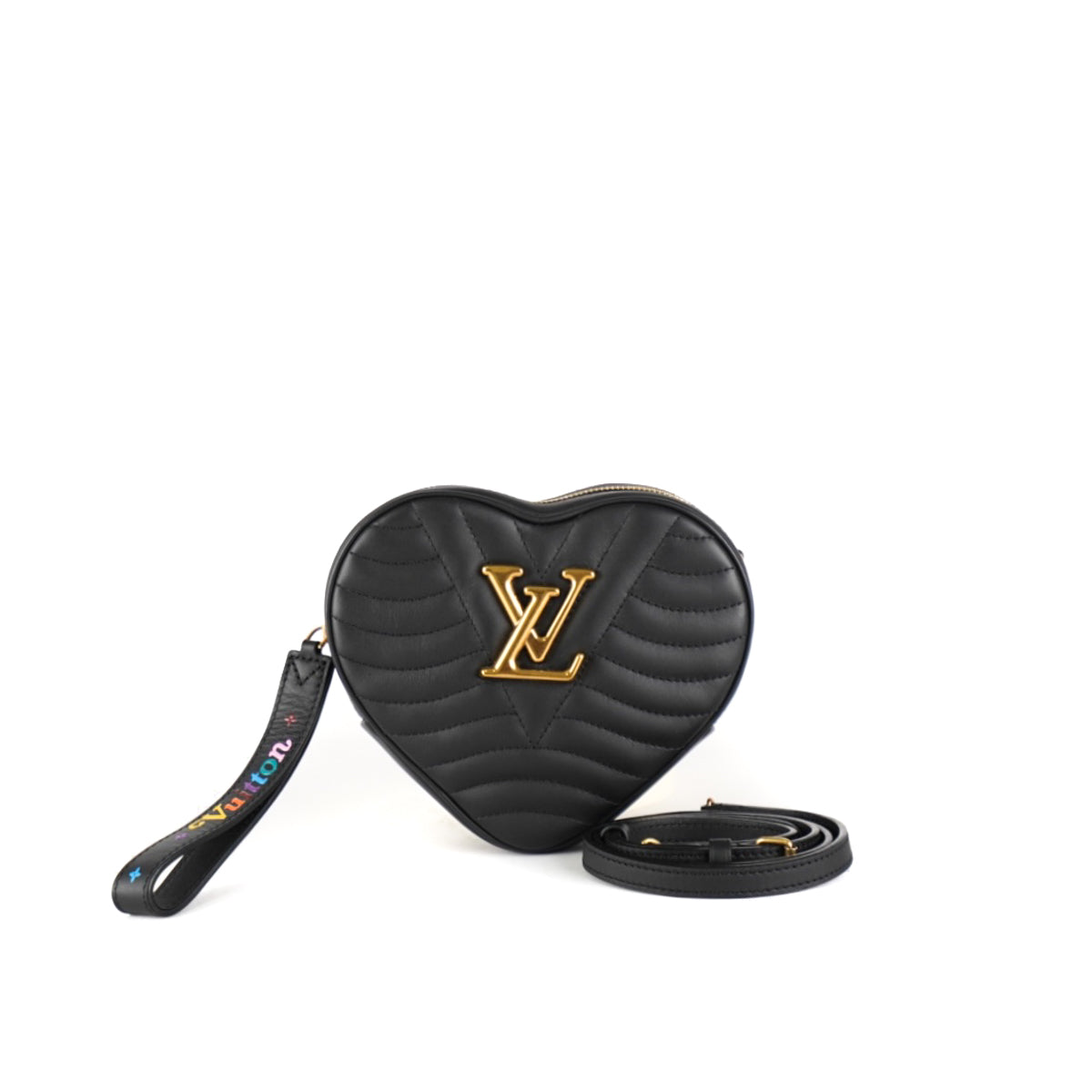 Louis Vuitton New Wave Heart Black Calfskin